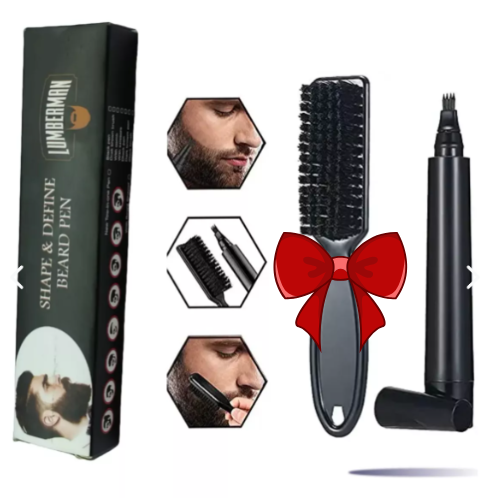 BLACK FRIDAY 50% - Lápiz para a Barba PRO 3D + Escobilla de barba GRATIS!